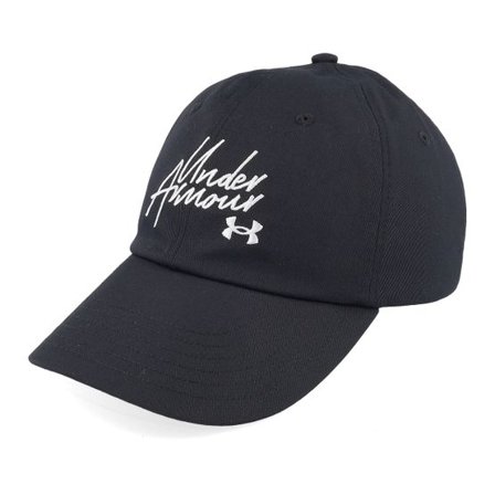 Under Armour - Svart unconstructed Keps - Favorites Hat Black Dad Cap @ Hatstore