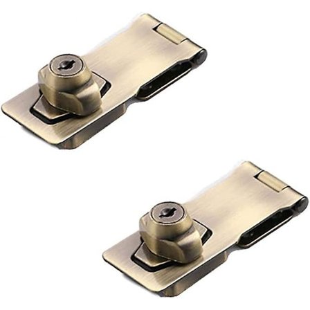 Skuffe- og Skabsdørslåse - Sikkerhedslås, 80 x 32 mm