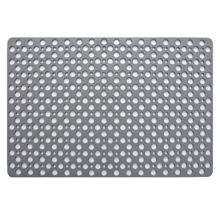 Badrum halkfri vattentät anti-drop ihålig golvmatta - Grå
