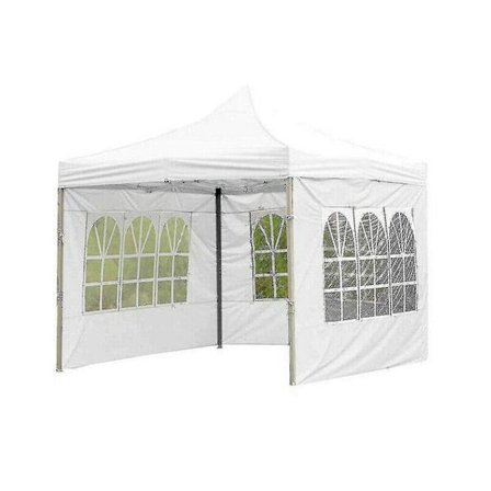 Hage Oxford Gazebo Marquee Festtelt Sammenleggbar Vanntett Utendørs Surround Stofftelt db