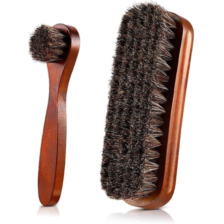 2 osan kenkäharja-setti saappaiden harja kiillotusharjoja, hevosen