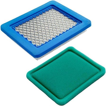 491588s Luftfilter med Förfilter - Kompatibelt med Briggs and Stratton, Toro, Craftsman, Premium Gräsklippare Luftrenare (FMY)