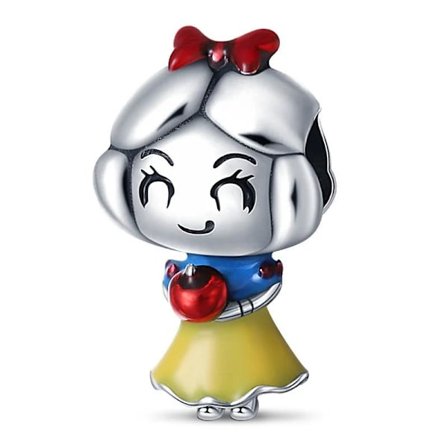 Speltema 925 sterlingsølv & natlampe hjerte & magisk blomst monster vedhæng egnet til originale damearmbåndsberlocker