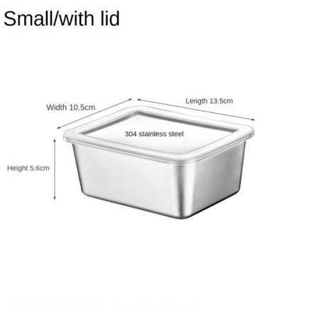 Firkantede tallerkener for oppbevaring av matvarer S