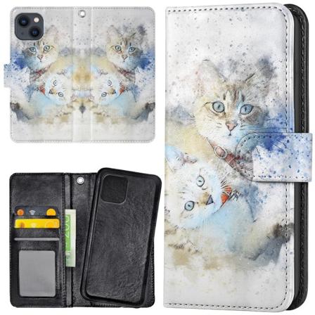 iPhone 14 Plus - Lompakkokotelo/Kuoret Kissat