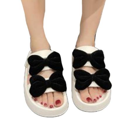 Kvinnor Slip På Sommar Tofflor Öppna Tå Slides
