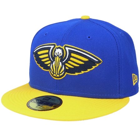 New Era - NBA Blau fitted Cap - New Orleans Pelicans 59Fifty All-Star Game Colorpack Blue/Yellow Fitted @ Hatstore
