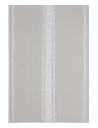 Lexington Home Icons Cotton Jacquard Star Kitchen Towel - Grey - 50X70