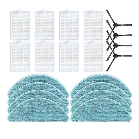 Ersättningsdelar och tillbehör för Glass 3, Glass 4 robotdammsugare, sidoborste, filter, moppduk