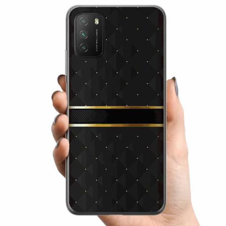Xiaomi Poco M3 Tpu Mobilskal Golden Stripes