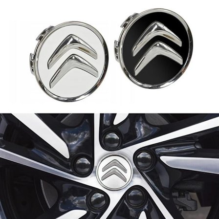 4-pak - Citroën Centerkapsler / Hjulkapsel Emblem - B 9