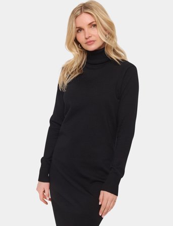 Saint Tropez U6801, Milasz Rollneck Dress - Black - XL