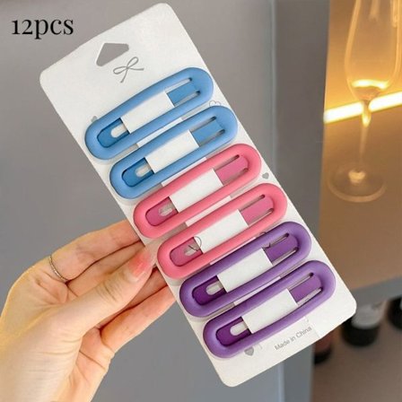 12 st/lot Alloy hårnålar Bobby Pins 7 7