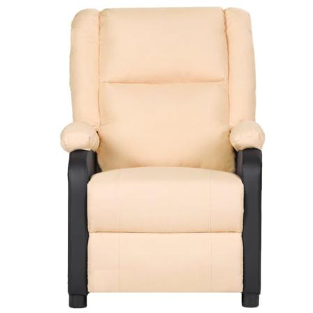 Vidaxl Massagefåtölj Gräddvit Konstläder Och Tyg Creme