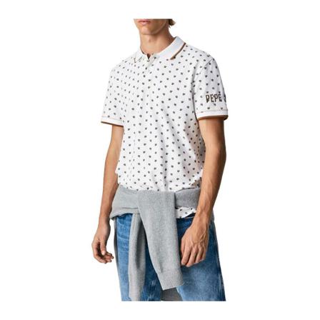 Pepe Jeans, Polo Biały, Mężczyzna, Rozmiar: L