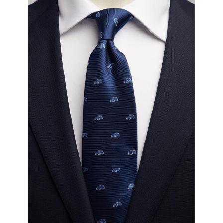 John Henric Tie Motif Kostymtillbehör Herr Blå 7,5