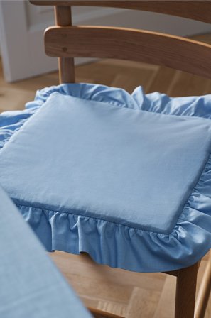 Jotex - Sittepute 38x38 Cm Blå farge - WALLACE - Kjøp Sitteputer & stolputer hos Jotex