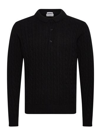 Lindbergh | Lambswool L/S Button Polo | XXL
