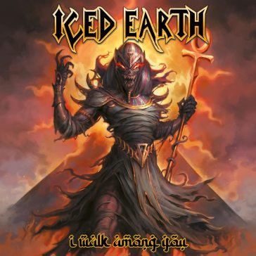 I walk among you - yellow / red / silver Iced Earth
