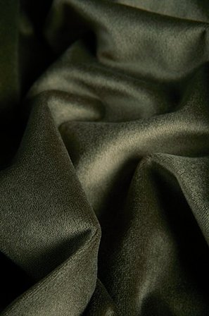 Jotex - Stofmonster Van Velvet Kaki Kaki - DEMI - Koop Stofstalen - Gordijnen bij Jotex