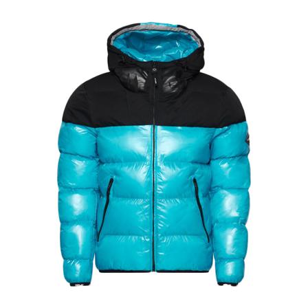 Replay Down Jas , Blauw , Heren , Maat: L