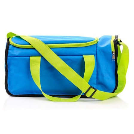 Sportväska Nepr - vattentåligt tyg - justerbara axelremmar - 20 L - Blå/grön
