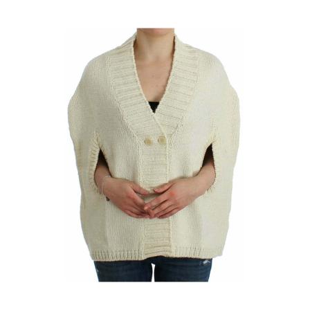 Costume National, knitted cardigan Biały, Kobieta, Rozmiar: M