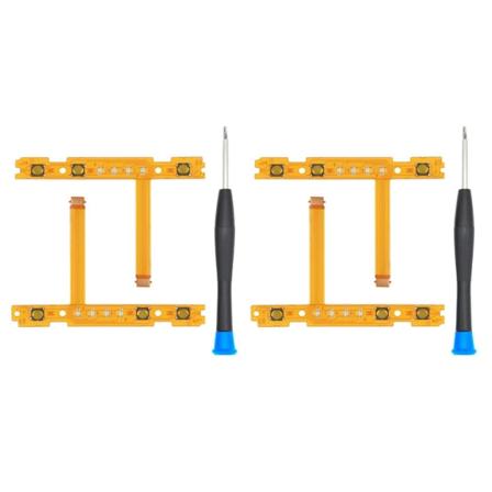 4 stykker SL og knapp-bånd fleksible kabler kompatible med for Switch-kontroller