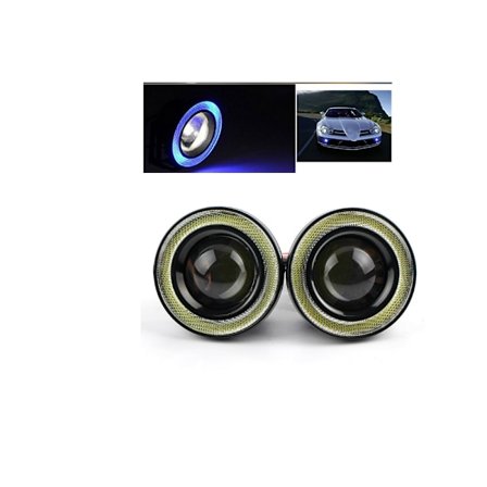 2 kpl 7,6 cm tehokkaat universaali ajovalot - LED-rengas "Angel eye"
