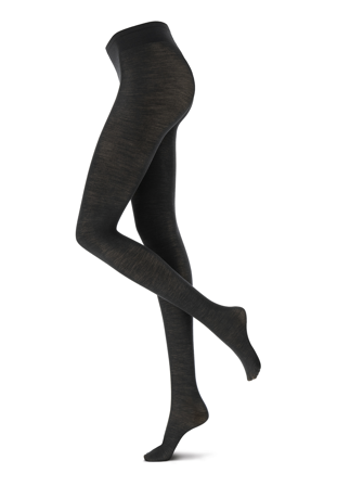 MATCH - OROBLU NIVES FINE WOOL TIGHTS - Oroblu - Dame - Pysjamas & Undertøy - Svart - XL - 57% ull, 39% polyamid og 4% elastan