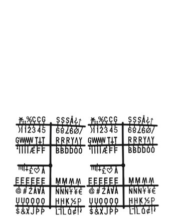 Monograph | Letters | ONE SIZE