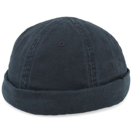 Stetson - Svart shortbeanie Beanie - Docker Cotton Black Short Beanie @ Hatstore