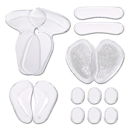Hælgreb Høj Hæl Pude Kvinders Silikon Sko Pude Foringer Puder Gel Sko Indlæg Til Overdimensionerede Sko Fod Indlæg Jskee