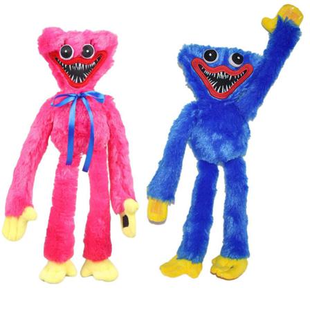 Huggy Wuggy Gosedjur / Poppy Playtime - 40 Cm Pink Rosa