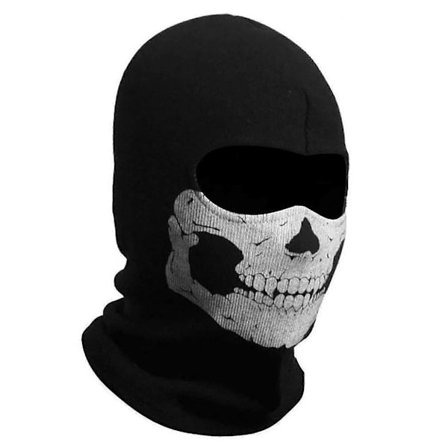 Balaclava Skjelettkostyme Full Hode Ski Snood Maske Strikket Vindtett Varmere Hodeplagg, WHBYV