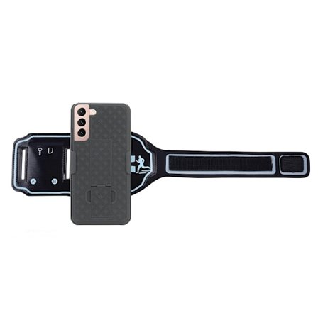 Sporty Samsung Galaxy S22 sportsband - Svart
