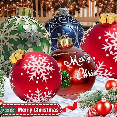 Christmas Balls Decorations For Home Outdoor Inflatable Toys