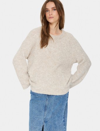 Saint Tropez Gelasz Pullover - Beige - L