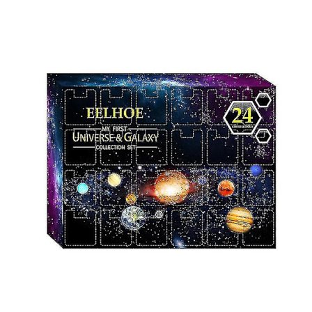 Barn og voksne gave julegaveeske blindboks planeter nedtelling adventskalender Fiis