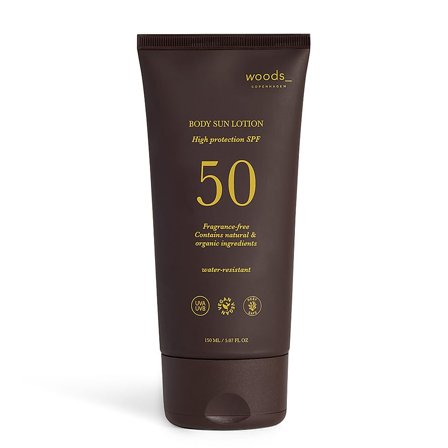 Woods Copenhagen Sun Body SPF 50 150 ml, Skincare, Solpleje, Solcreme