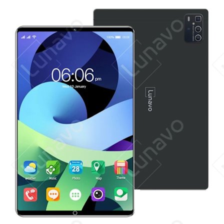 Tablet - LUNAVO - 10,1 tommer - 16 GB - Bluetooth 5.0 - Dobbelt SIM