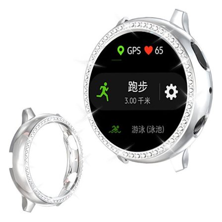 Samsung Galaxy Watch Active 2 - 44mm viileä rombikotelo - Hopea