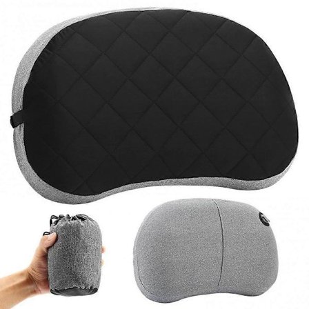 Sov-pude, Bærbar aftagelig pude, Rejse lur flyvemaskine lændestøttepude, Oppustelig pude