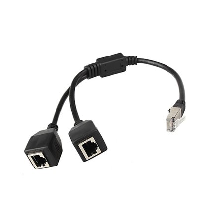 Rj45 Ethernet Splitter Kabel Rj45 Netværk Splitter Kabel 1 Han Til 2 Hun