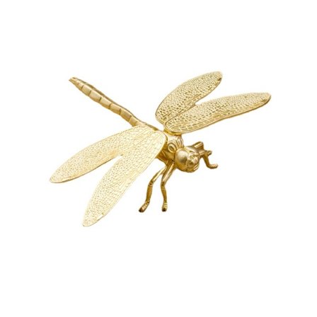 Guldsländefigur Heminredning, Massiv Metall Sländcenterprydnad