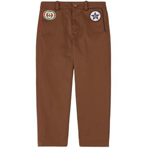 Kids - Gucci Brown Logo Pants 4 years - Bottoms - 4 years - Brown