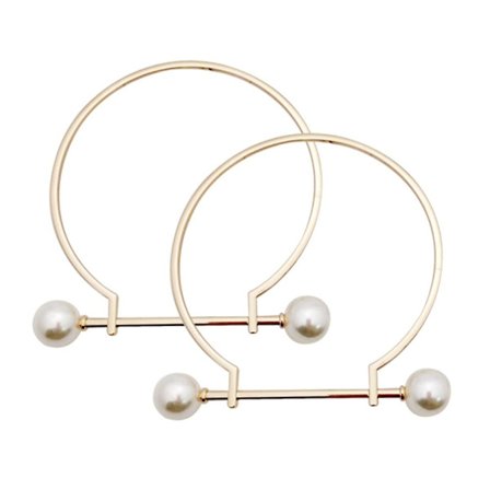 Taske Circle Håndtag Metal Taske Håndtag GULD