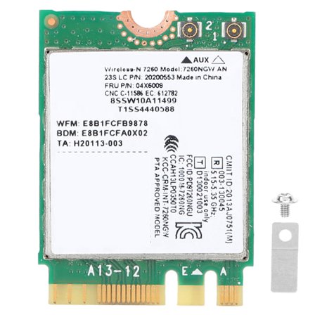 Intel 7260NGW Trådlöst Nätverkskort 2.4G 5G 300Mbps WiFi Bluetooth 4.0 NGFF M.2 för Lenovo Thinkpad X240 X230S T440S T431