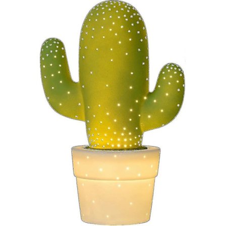 Lucide Cactus - Bordlampe - 20 Cm - Rosa[PB]