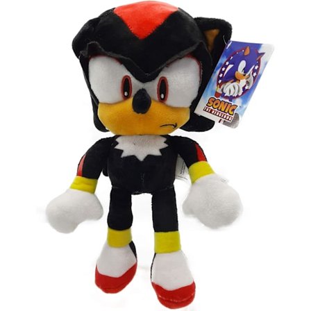 Sonic - Plys Shadow The Hedgehog 11'80"/30cm Farve Sort Super Blød Kvalitet